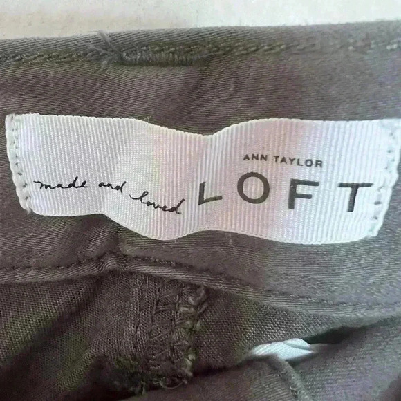 ANN TAYLOR LOFT Skinny Leg Mid Rise Gray Womens Size 28 / 6 Legging - Picture 4 of 6